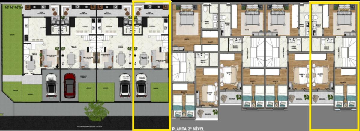 Casa, Planalto, 3 Quartos, 1 Vaga, 2 Suítes