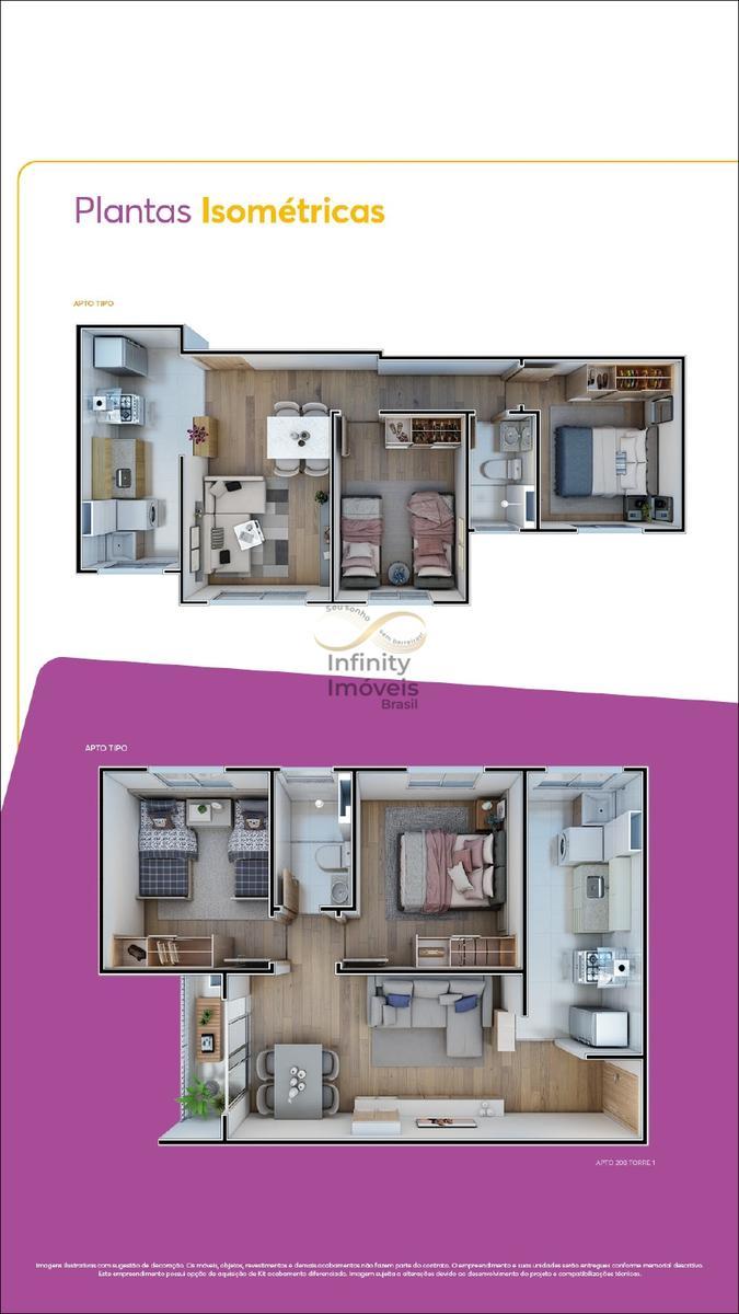 Apartamento, Braúnas, 2 Quartos
