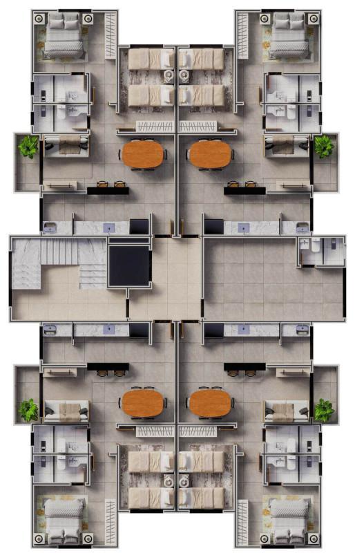 Cobertura, Novo Progresso, 2 Quartos, 2 Vagas, 1 Suíte