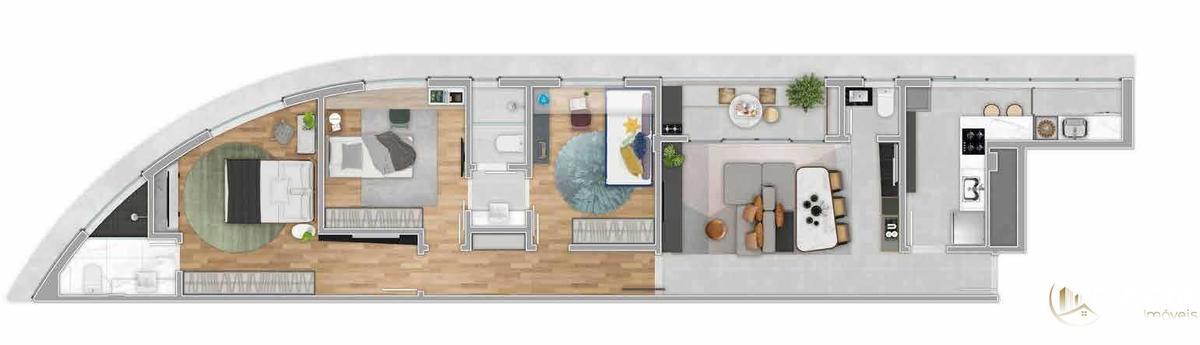Apartamento, Vale do Sereno, 4 Quartos, 3 Vagas, 2 Suítes