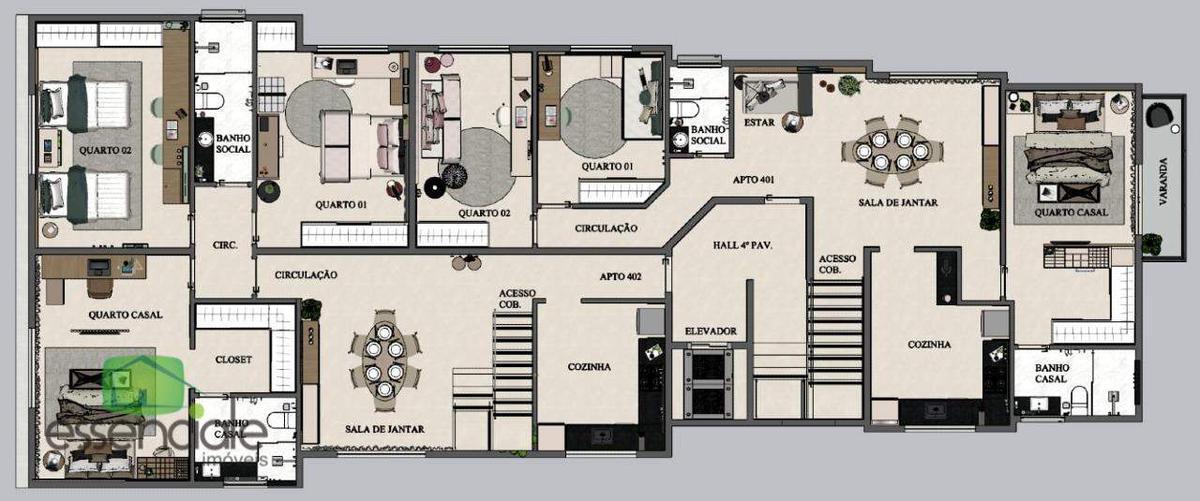 Apartamento, Riacho das Pedras, 3 Quartos, 2 Vagas, 1 Suíte