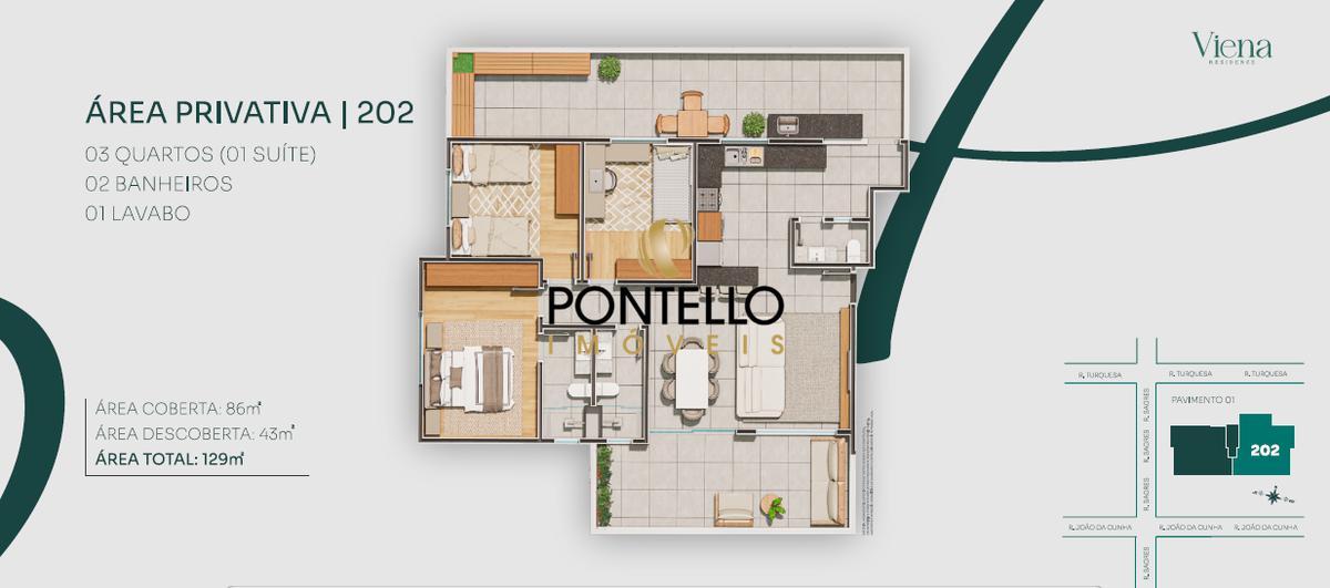 Apartamento, Prado, 3 Quartos, 1 Vaga, 1 Suíte