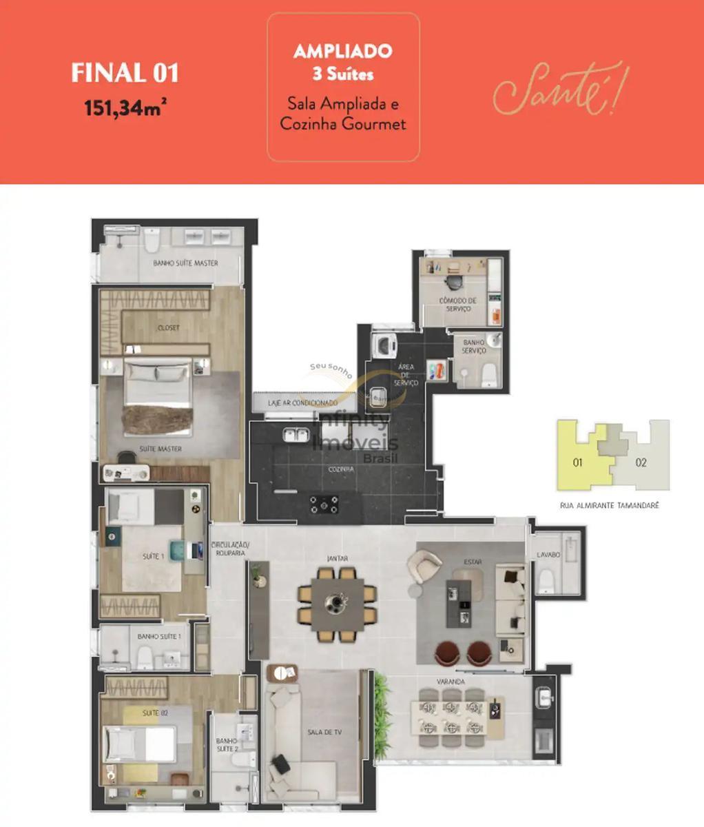 Apartamento, Gutierrez, 4 Quartos