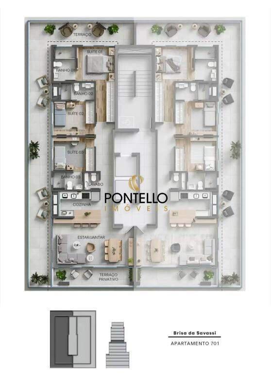 Apartamento, Savassi, 2 Quartos, 2 Vagas, 2 Suítes