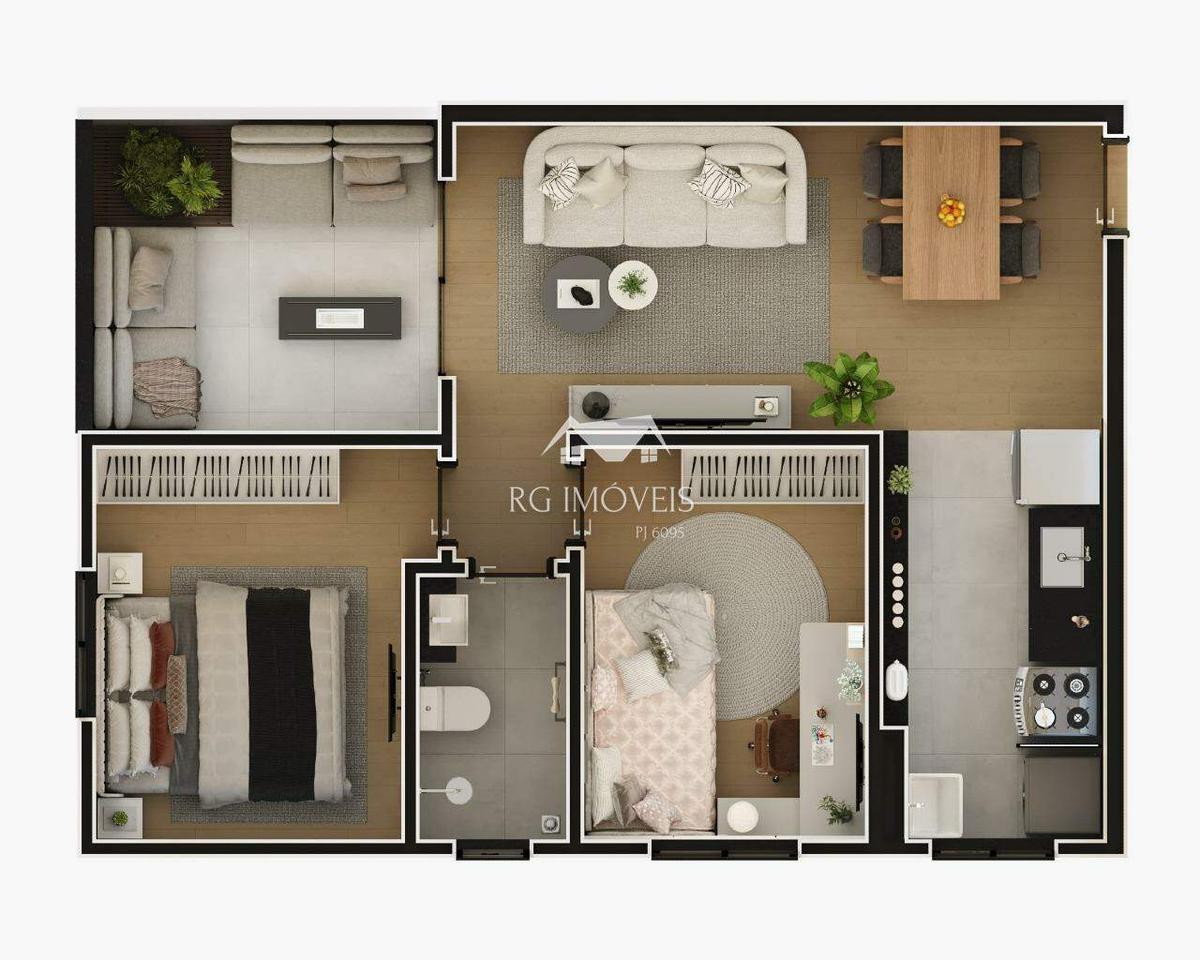 Apartamento, Brasil Industrial, 2 Quartos, 1 Vaga, 1 Suíte