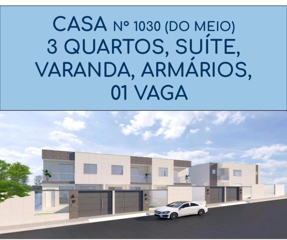 Casa, Santa Amélia, 3 Quartos, 1 Vaga, 1 Suíte