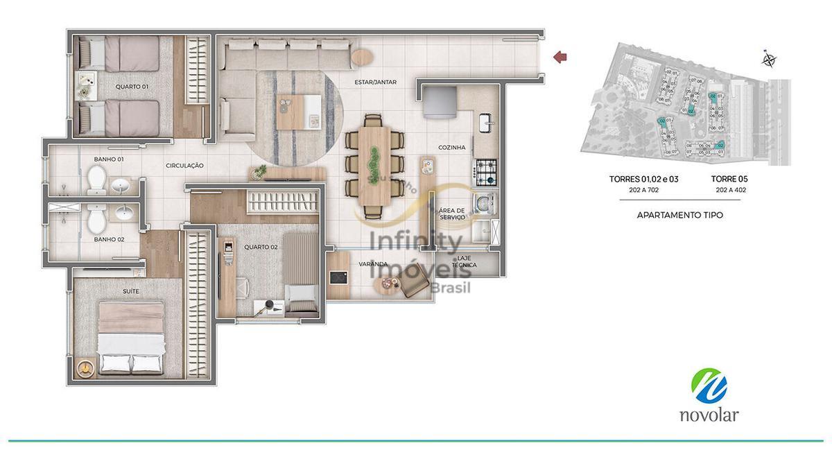Apartamento, Ouro Preto, 3 Quartos