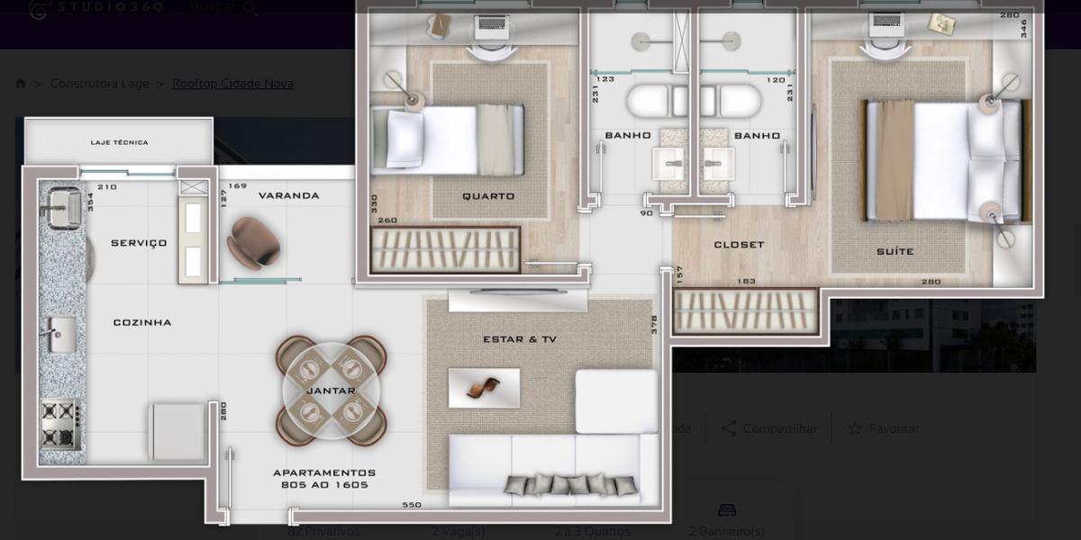 Apartamento, Cidade Nova, 2 Quartos, 2 Vagas, 1 Suíte