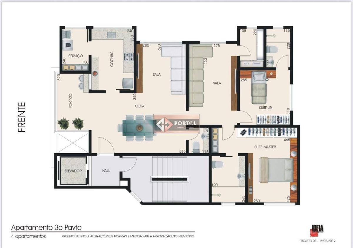 Apartamento, Carmo, 3 Quartos, 3 Vagas, 3 Suítes