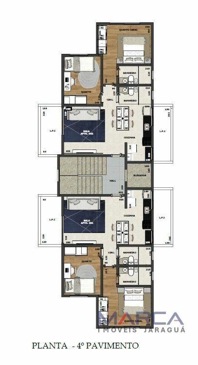 Apartamento, Indaiá, 2 Quartos, 1 Vaga