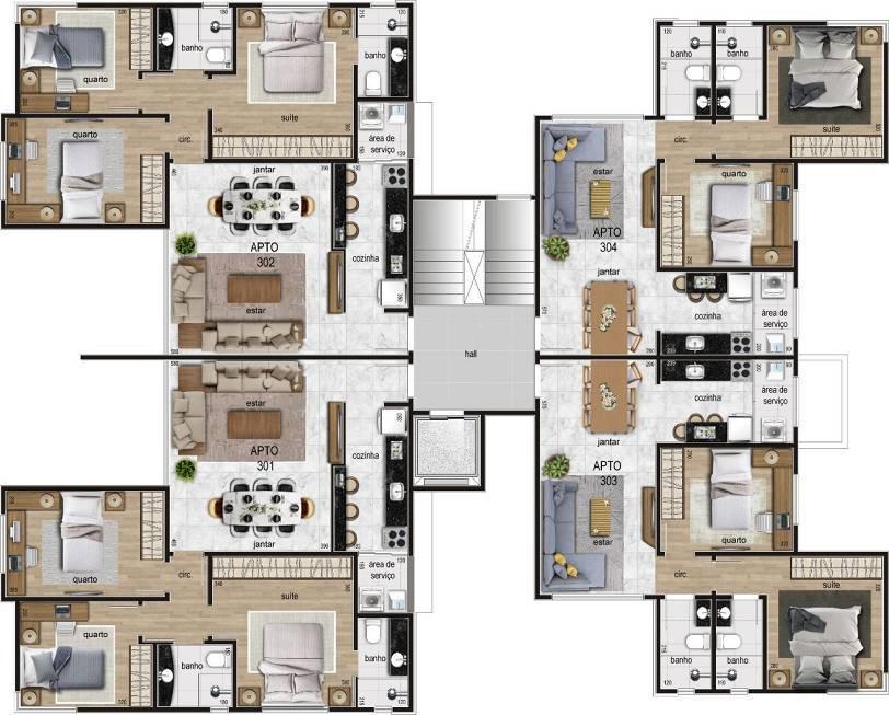 Cobertura, Itapoã, 3 Quartos, 2 Vagas, 1 Suíte