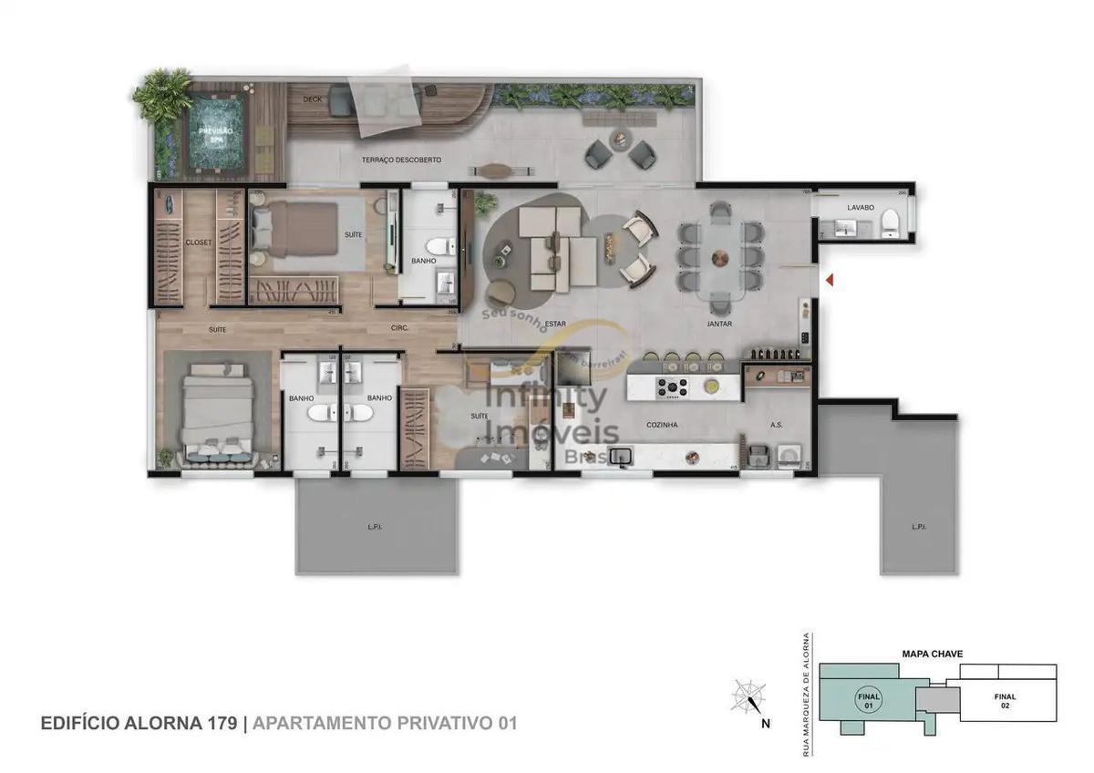 Apartamento, Serra, 2 Quartos