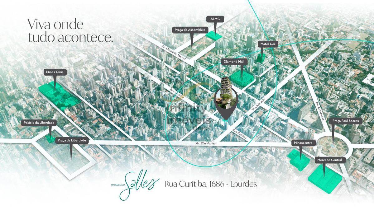 Apartamento, Lourdes, 1 Quarto
