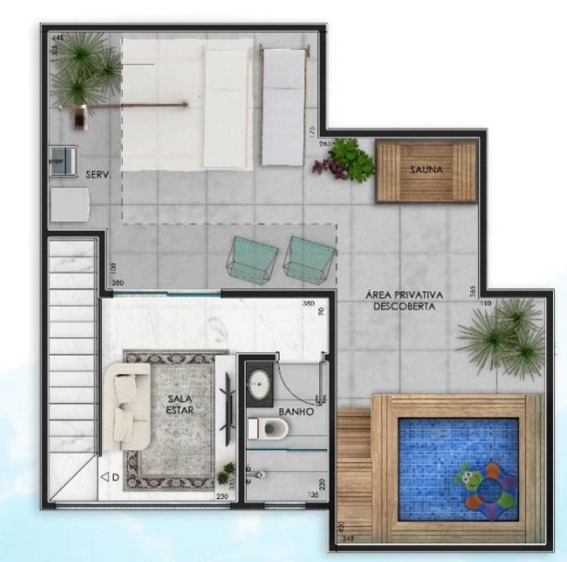 Cobertura, Padre Eustáquio, 2 Quartos, 2 Vagas, 1 Suíte