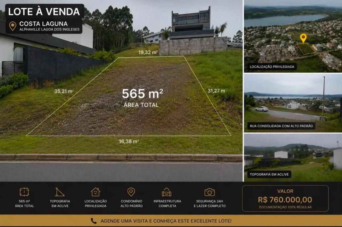 Lote, Alphaville - Lagoa dos Ingleses, 0 Quarto, 0 Vaga