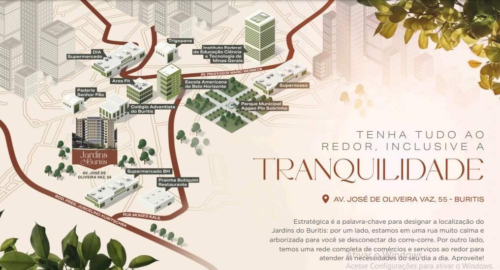 Cobertura, Buritis, 3 Quartos, 3 Vagas, 1 Suíte