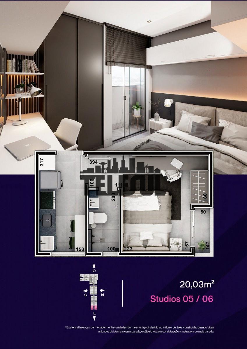 Apartamento, Santa Luiza, 1 Quarto, 0 Vaga, 1 Suíte