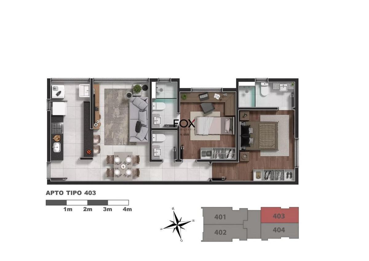 Apartamento, Santa Efigênia, 2 Quartos, 2 Vagas, 2 Suítes