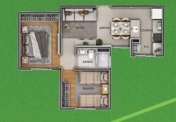 Apartamento, Carlos Prates, 2 Quartos, 1 Vaga