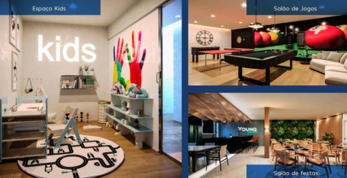 Apartamento, Funcionários, 2 Quartos, 1 Vaga
