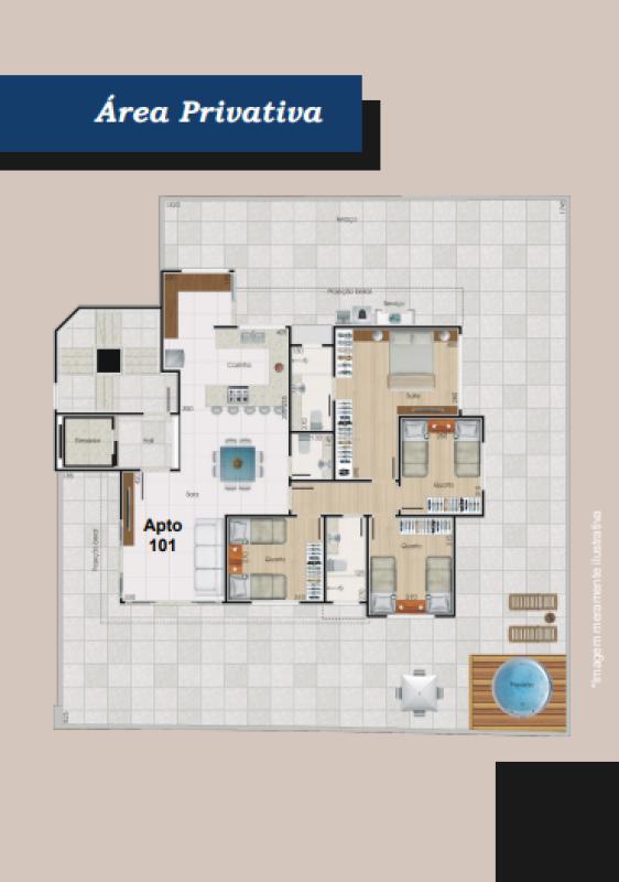 Apartamento, Jaraguá, 4 Quartos, 4 Vagas, 1 Suíte