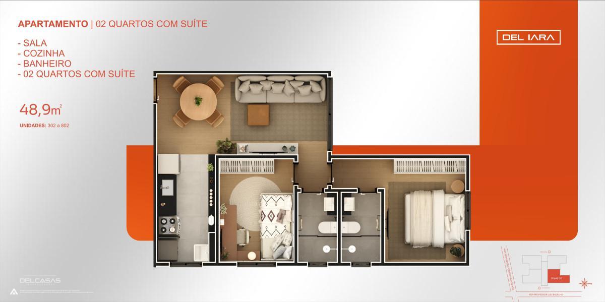 Apartamento, Brasil Industrial, 2 Quartos, 1 Vaga, 1 Suíte