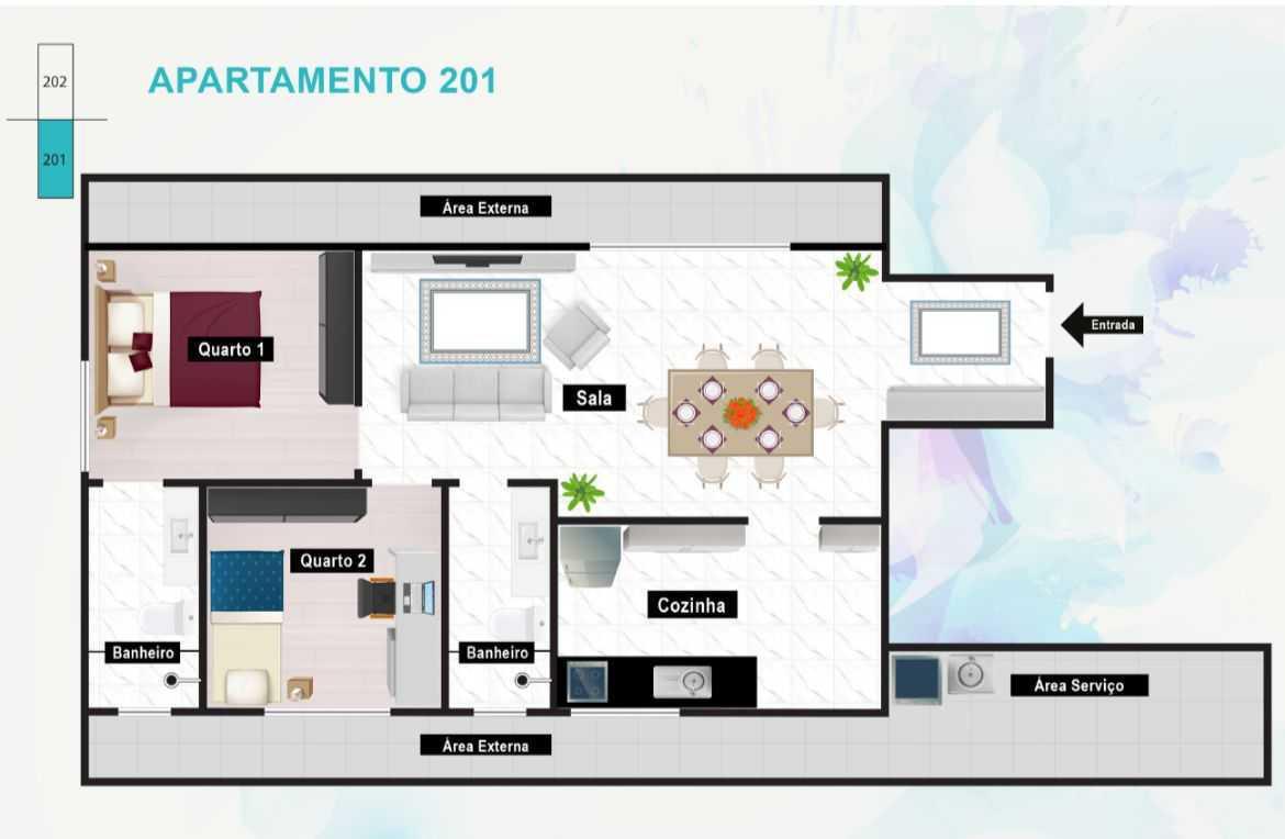 Cobertura, Alto Barroca, 2 Quartos, 1 Vaga, 2 Suítes
