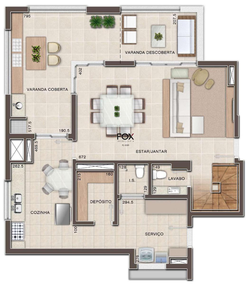 Apartamento, Vila da Serra, 4 Quartos, 2 Vagas, 2 Suítes
