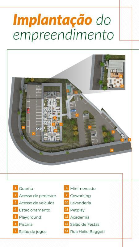 Apartamento, Planalto, 2 Quartos, 1 Vaga