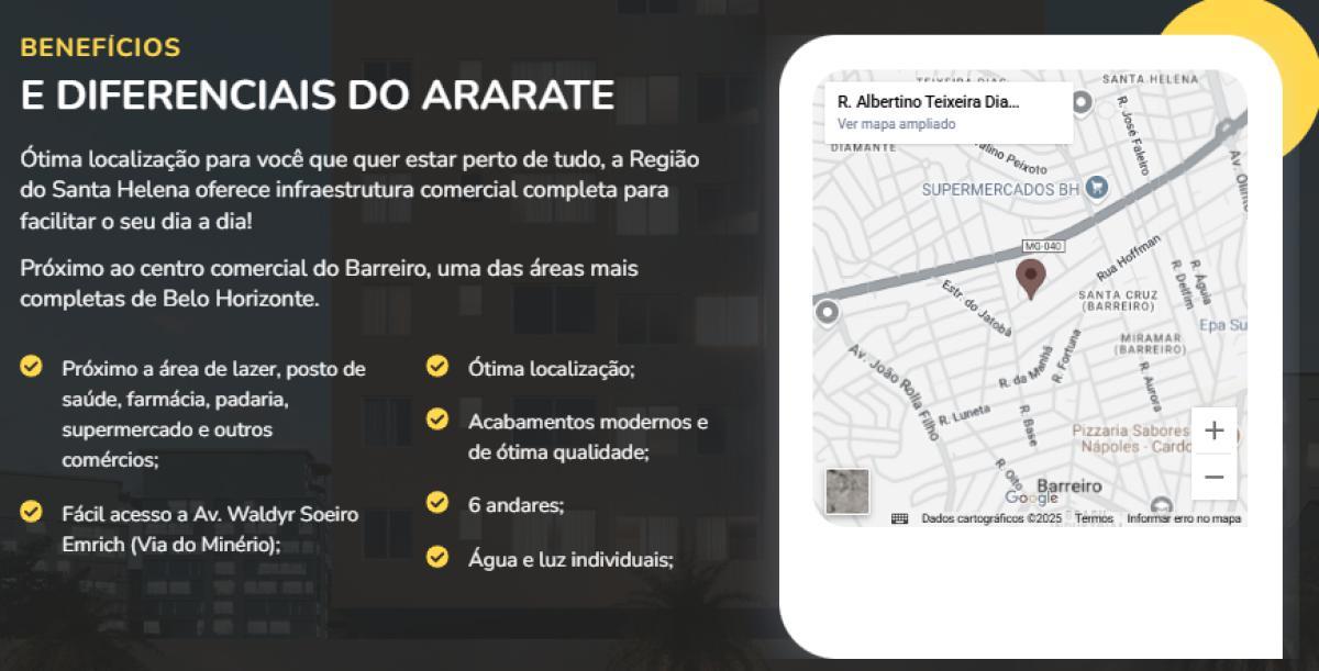 Apartamento, Teixeira Dias, 2 Quartos, 1 Vaga