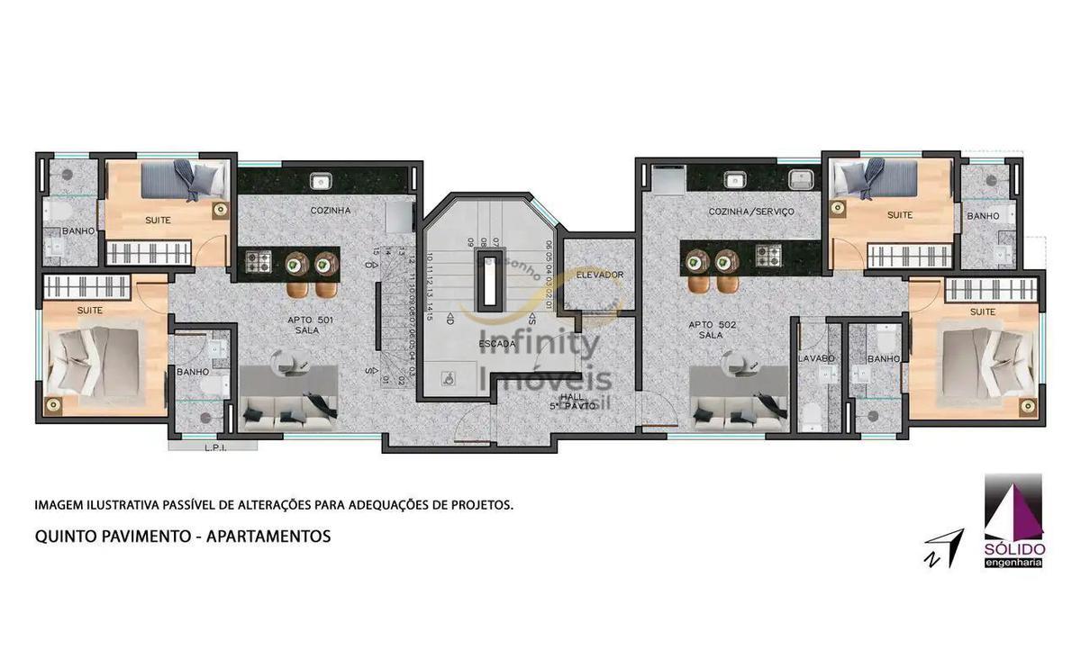 Apartamento, Anchieta, 2 Quartos
