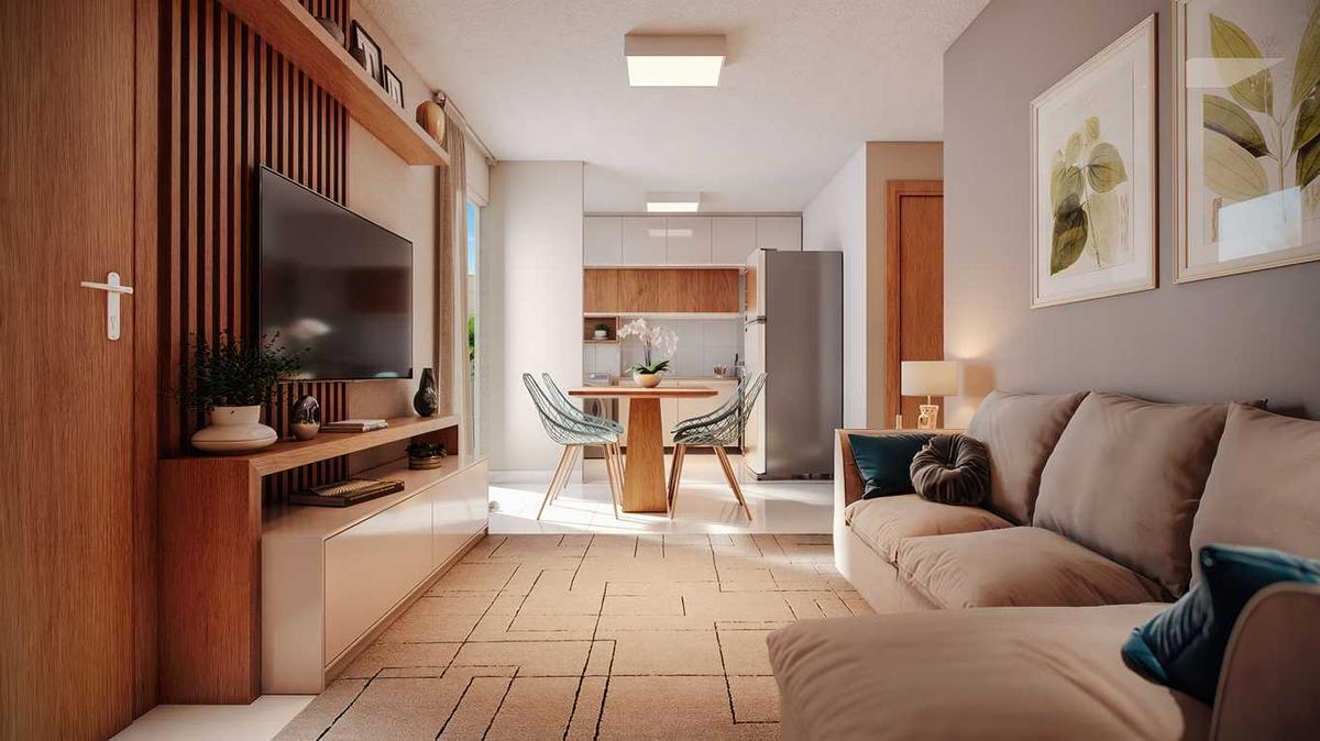 Apartamento, Três Barras, 2 Quartos, 1 Vaga