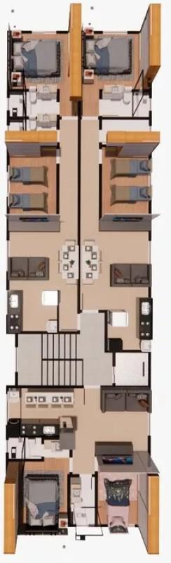 Apartamento, Serrano, 2 Quartos, 1 Vaga, 1 Suíte