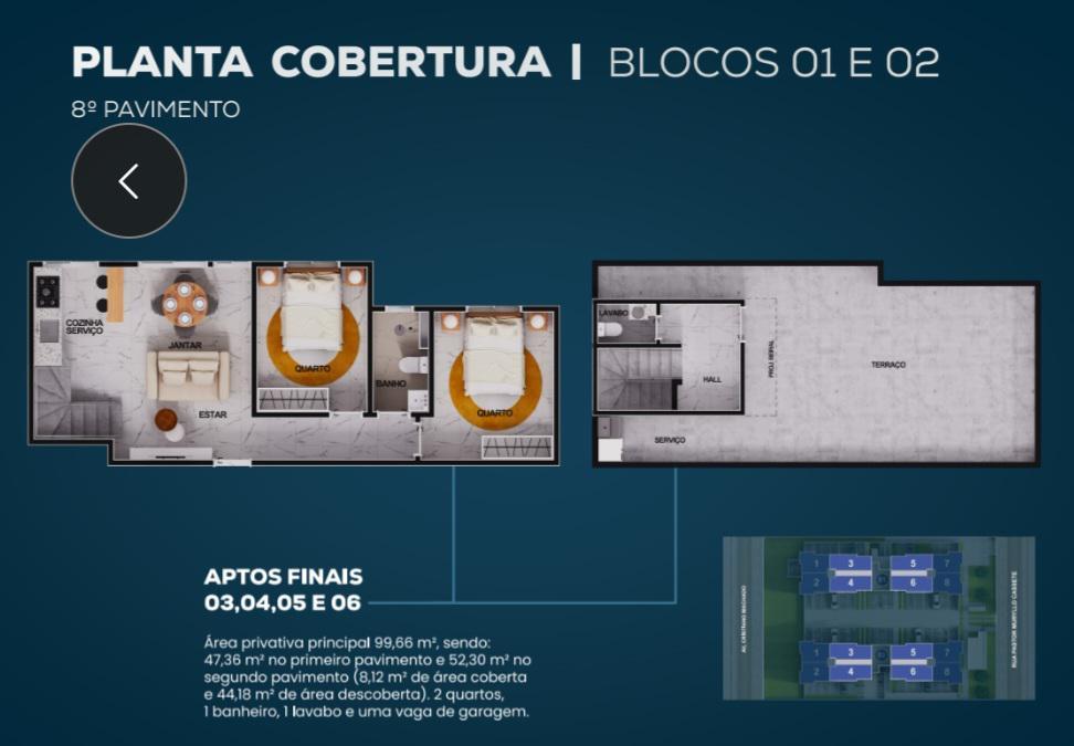 Apartamento, São Bernardo, 2 Quartos, 1 Vaga