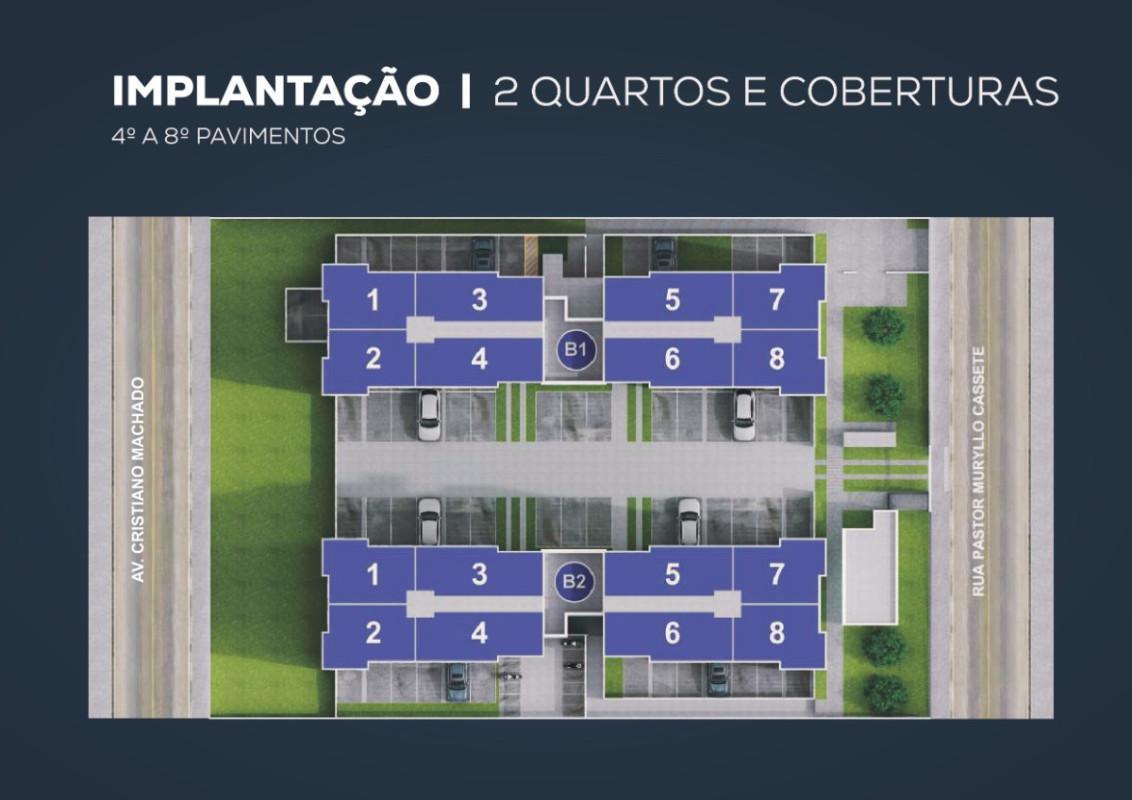 Cobertura, São Bernardo, 2 Quartos, 1 Vaga