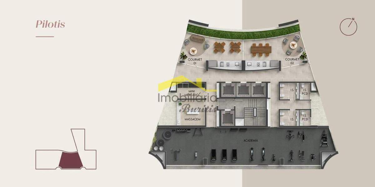 Cobertura, Vila da Serra, 2 Quartos, 2 Vagas, 2 Suítes