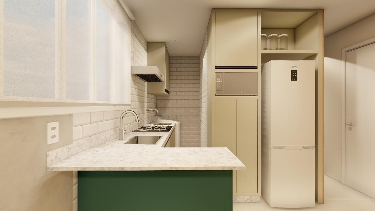 Apartamento, Pedro II, 1 Quarto, 0 Vaga