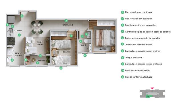Apartamento, Estrela do Oriente, 2 Quartos, 1 Vaga, 1 Suíte