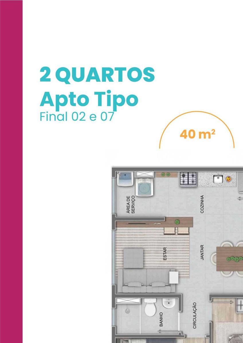 Apartamento, São Gabriel, 2 Quartos, 1 Vaga