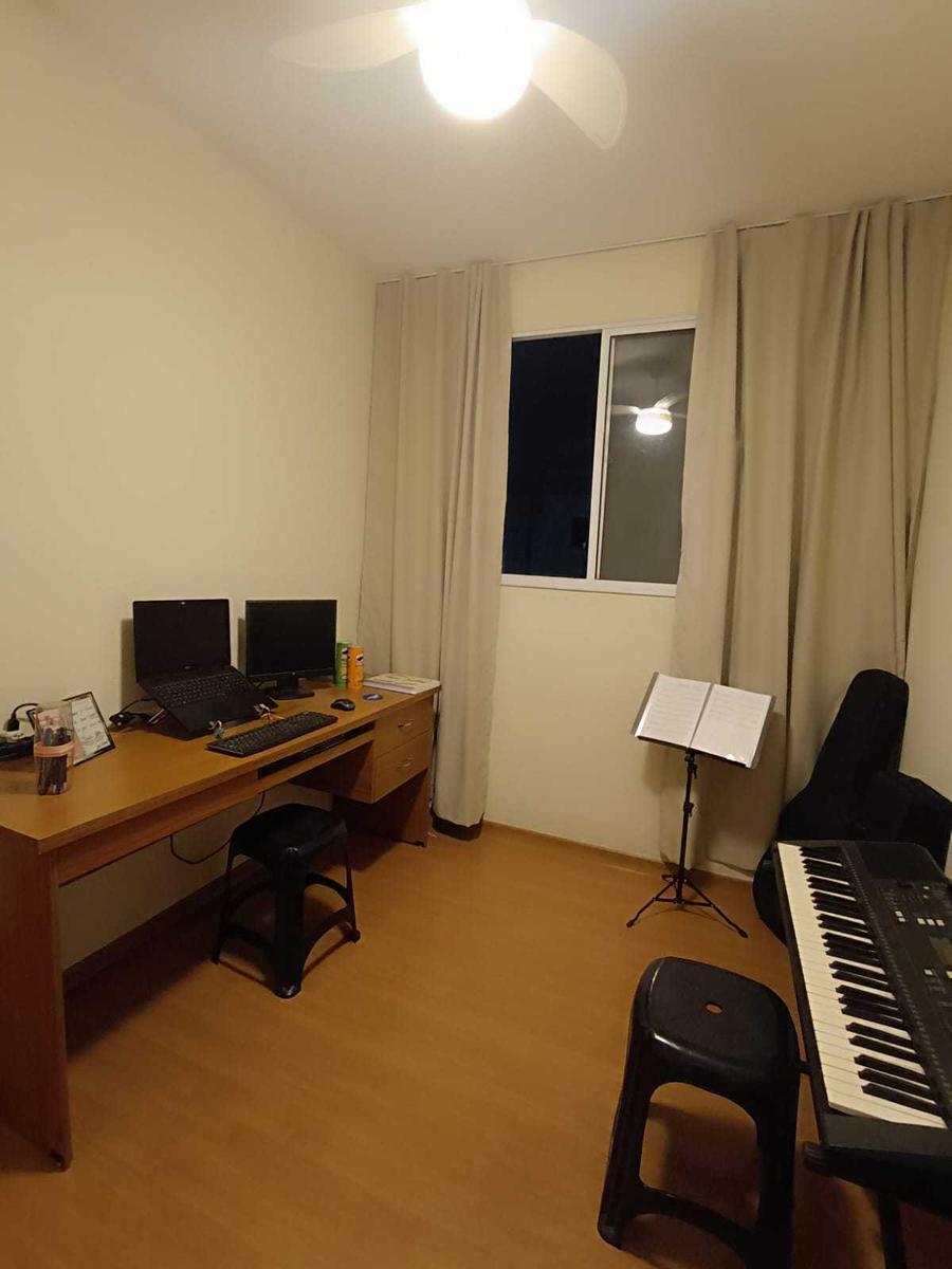 Apartamento, Urca (justinópolis), 2 Quartos, 1 Vaga