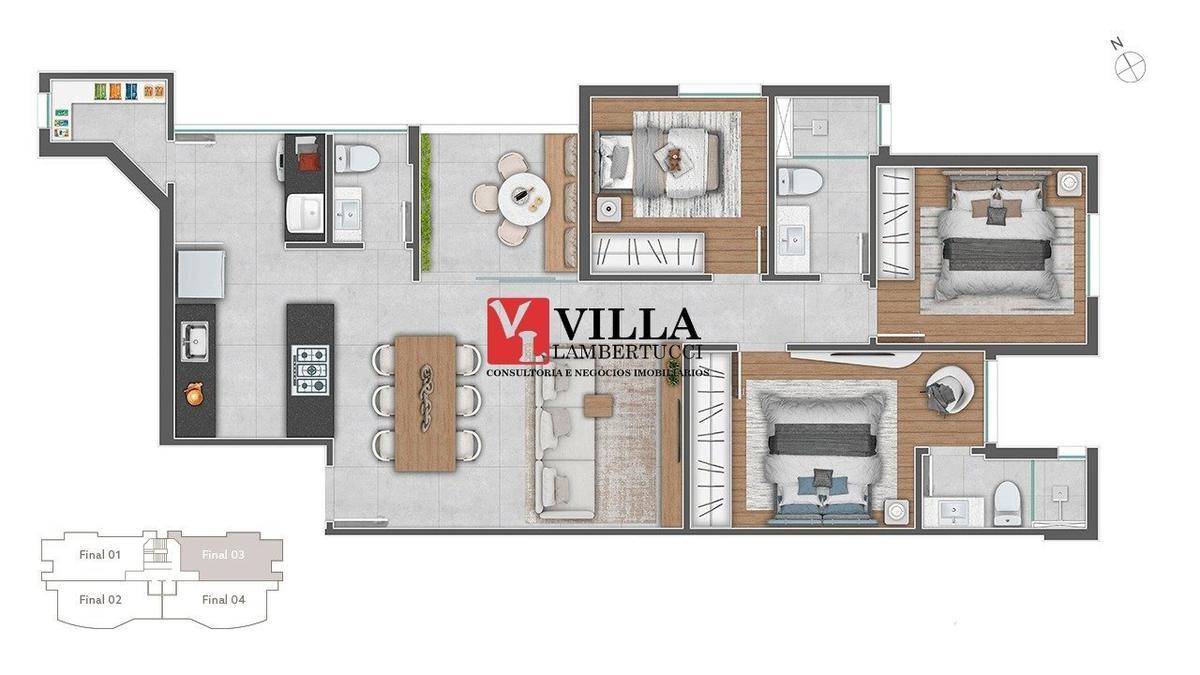 Apartamento, Graça, 3 Quartos, 2 Vagas, 1 Suíte