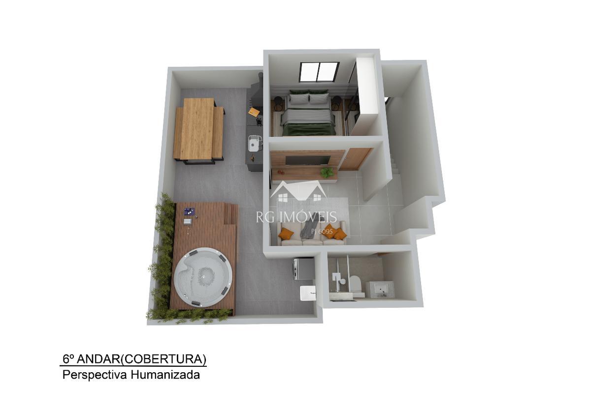 Cobertura, Araguaia, 3 Quartos, 1 Vaga, 1 Suíte