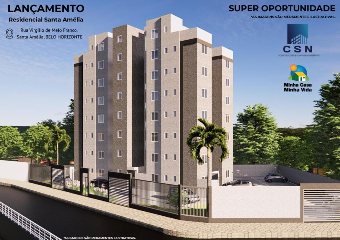 Apartamento, Santa Amélia, 2 Quartos, 1 Vaga, 1 Suíte