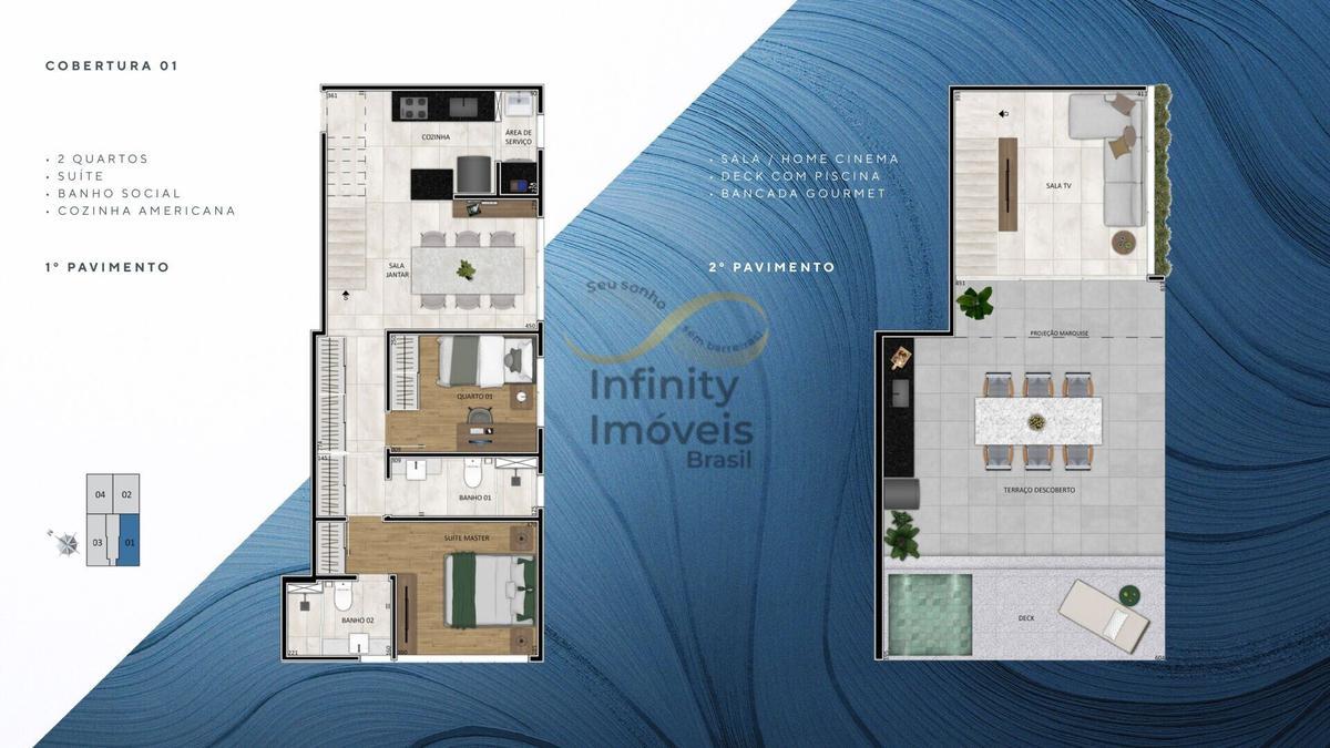 Apartamento, Funcionários, 2 Quartos