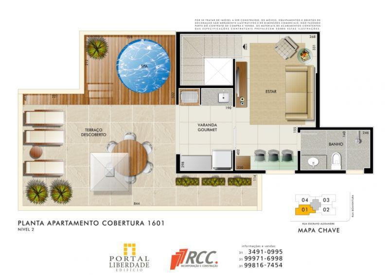 Apartamento, Liberdade, 2 Quartos, 2 Vagas, 1 Suíte