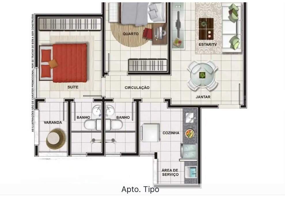 Apartamento, Nova Suíssa, 2 Quartos, 1 Vaga, 1 Suíte