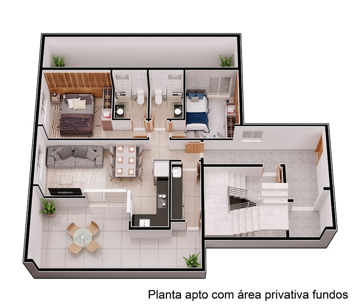 Apartamento, Horto, 2 Quartos, 1 Vaga, 1 Suíte