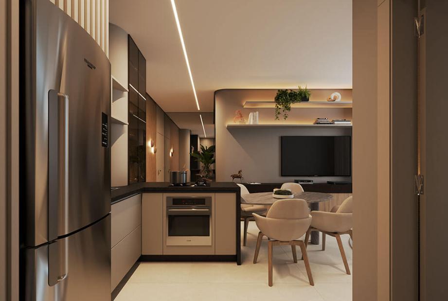 Apartamento, Centro, 1 Quarto, 0 Vaga