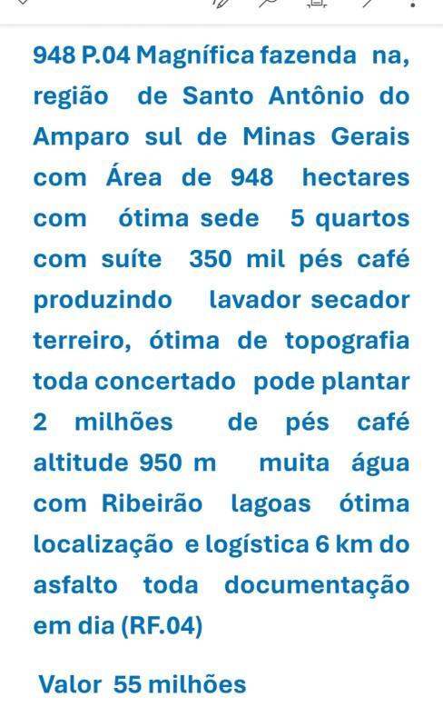Fazenda, Zona Rural, 5 Quartos, 0 Vaga, 1 Suíte