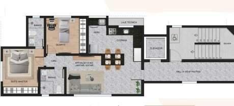 Apartamento, Santo Antônio, 2 Quartos, 2 Vagas, 1 Suíte